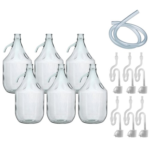 Glass demijohn litre - glass,