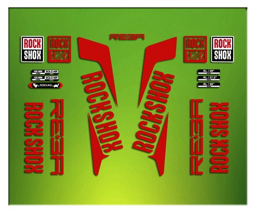 Rockshox fork sticker reba - rockshox,