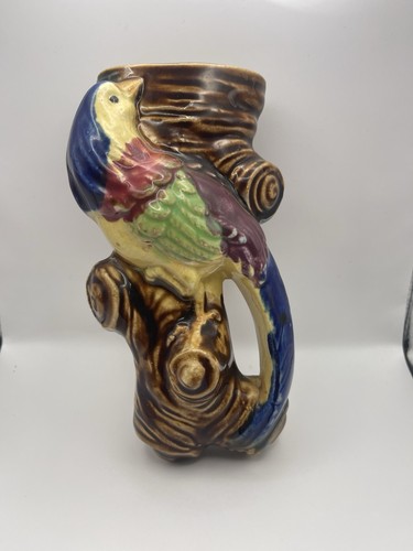Rare mojolica style japan - japan, bird