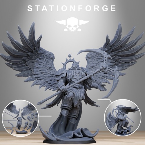 Corrupted archon angel - angel, (pose