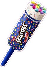 Ice cream van sticker Smarties
