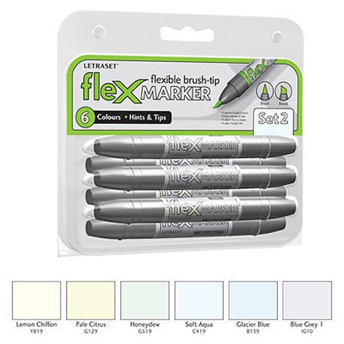 Letraset flexmarker pen set - flexmarker,