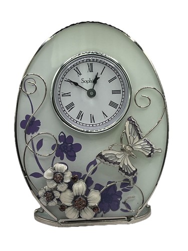Sophia oval glass clock