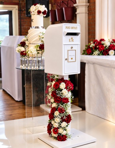 White royal mail style - royal, wedding
