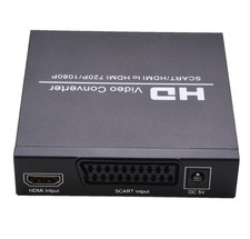 SCART to HDMI+HDMI RGB HD Video Converter Audio scart to hdmi+Digital 1080P