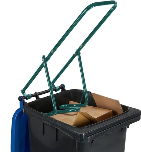 Wheelie bin compactor - wheelie, manual