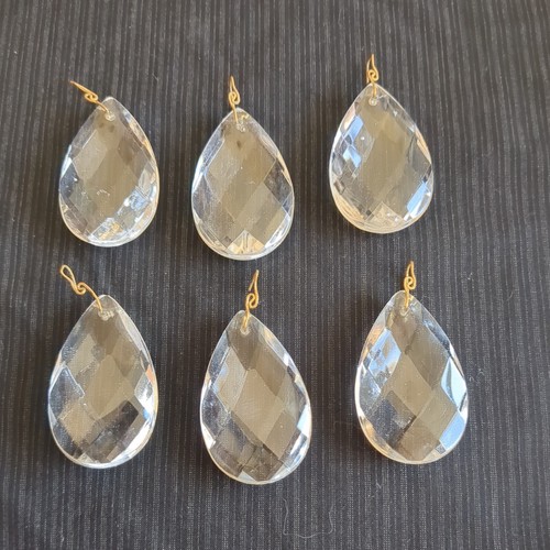 Glass chandelier droplets - chandelier,