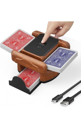 Automatic card shuffler - automatic,
