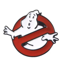 Ghostbusters No Ghosts enamel