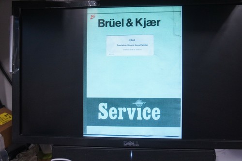 Bruel kjaer service manual - bruel, &