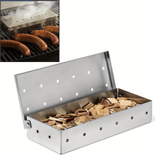 Stainless steel smoker box - steel, for