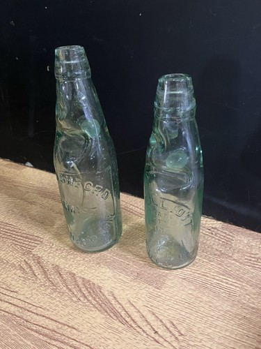Vintage glass chemist bottles - vintage,