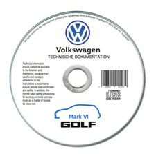 Volkswagen Golf VI (2008-2012)  manuale officina riparazione su cd