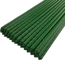 20-100x 60/75/90CM Garden Stakes Metal Plant Support Tube Plastic Coated Sticks
