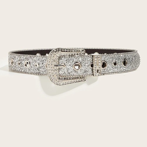 Waist belt glitter crystal - waist,