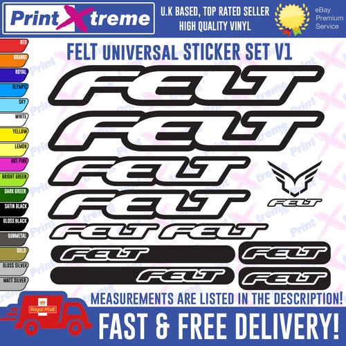 Felt universal vinyl - universal, decals