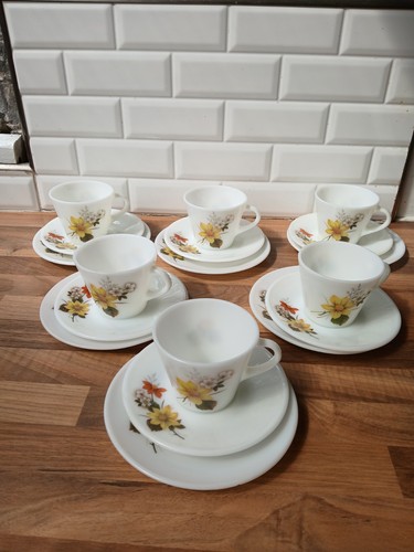 Vintage pyrex autumn glory tea - vintage,