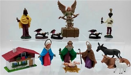 Circa 1960 christmas nativity - 1960,