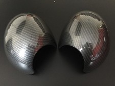 CARBON FIBRE WING MIRROR COVERS FOR MINI R55 R56 R57 R58 R59 R60 R61 MANUAL FOLD