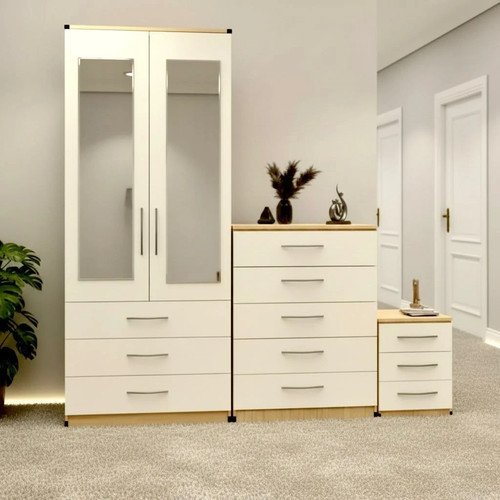 Fully assembled wardrobe set - fully,