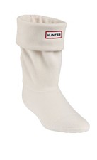 Hunter cream short Fleece Boot Liners  Size Welly Socks large 