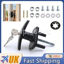 Garage Door Lock Set Black T