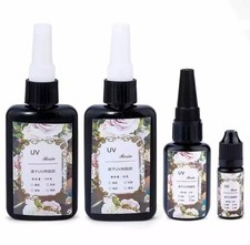 Clear Ultraviolet Curing Epoxy Resin Hard UV Glue Resin Making Jewelry DIY