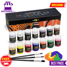 Soft Fabric Paint Set of 14