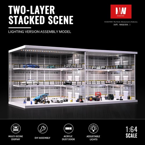 Diorama car garage - diorama,