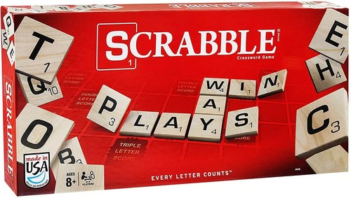 Scrabble board game - game, –