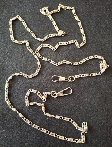 Silver metal chain - silver, glasses