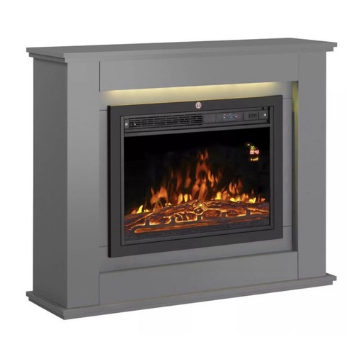 Modern electric fireplace - electric,