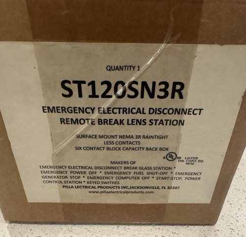 Pilla st120sn3r emergency - pilla, st120sn3r"emergency