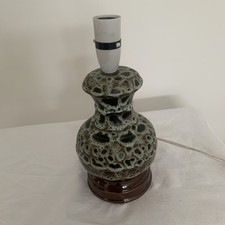 Mid Century Modern Lamp Base, No Shade, Possibly West German 