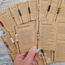 Genuine healing gemstone bracelet. minimalist crystal cord bracelet anklet