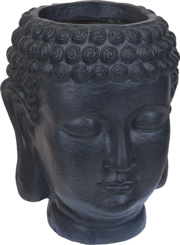 Buddha head plant pot - buddha,