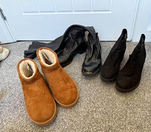 Bundle woman shoes black faux - woman,