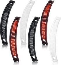 Hair do Large Banana Hair Clip Tort Twisted Long Fish Clip Comb Grip UK Seller