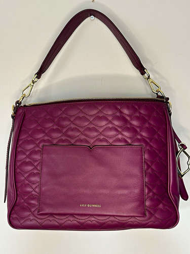 Lulu guinness purple leather - guinness,