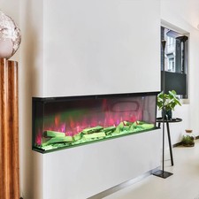 50/60/80" Electric Fire Media