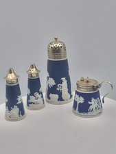 Jasper Ware unmarked 4 piece