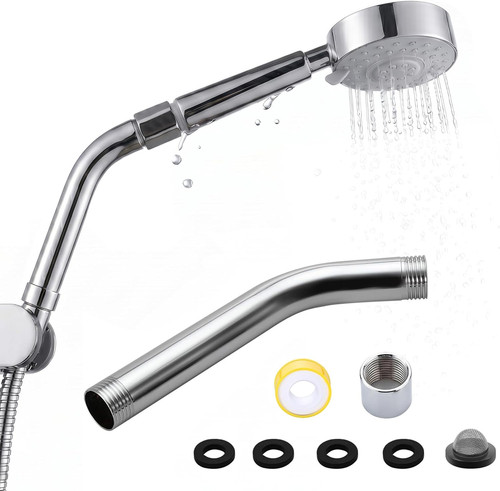 Curved forward overhead shower - curved,