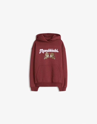 Bershka monchichi hoodie - monchichi, s