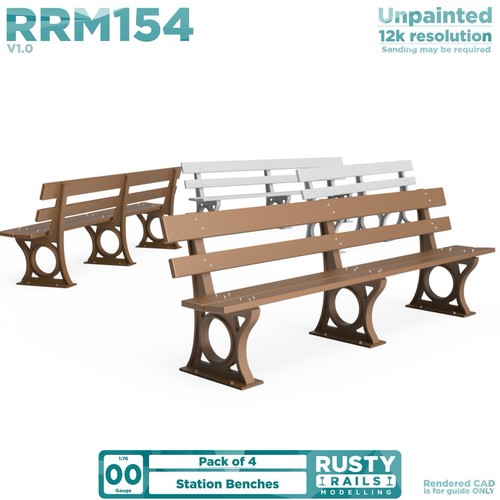 154 station benches - station,
