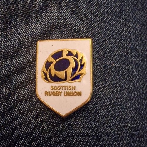 Scottish rugby union badge - rugby,