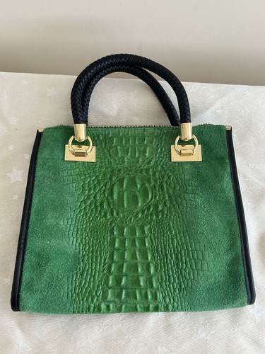 Borse pelle italian green - in,