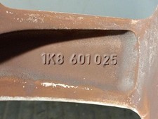 1K8601025 cerchio per VOLKSWAGEN SCIROCCO III (137 138) 1.4 TSI 2008 5458467