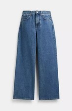 Coach Outlet High Rise Denim Jeans CAG55 XTA 30 Hudson Medium Wash