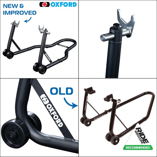 Black rear paddock stand - black,