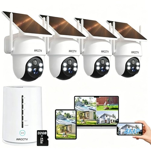 Arcctv solar security camera - solar,